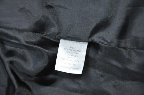Calvin Klein Blazer Womens 2 Black One Button Suit Jacket Office Career Formal - Picture 3 of 11