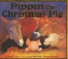 Pippin the Christmas Pig by Little, Jean Hardback Book The Fast Free Shipping