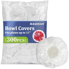 MAQIHAN 300 Bowl Covers Bread Proofing - Medium Plastic Medium, Transparent