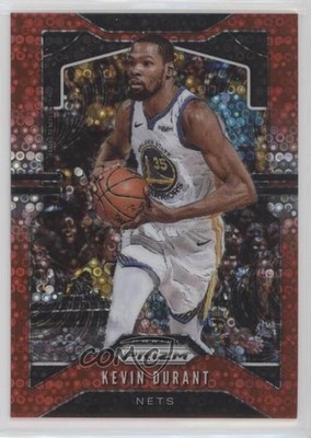 2019-20 Panini Prizm Fast Break Red Prizm 102/125 Kevin Durant #210 1pd