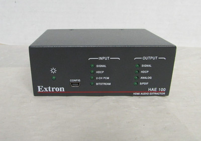 Extron HAE 100 4K Plus HDMI Audio Extractor No Power Supply