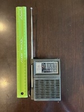 Vintage 70s GE General Electric Portable AM/FM Transistor Radio Model 7-2506B