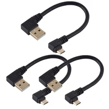 Right Angle 90 Degree USB Micro Cable,USB to Micro USB Cable,Short Micro USB ...