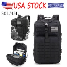 30L/45L Daypack Military Tactical Molle Backpack Large Day Assault Pack Rucksack