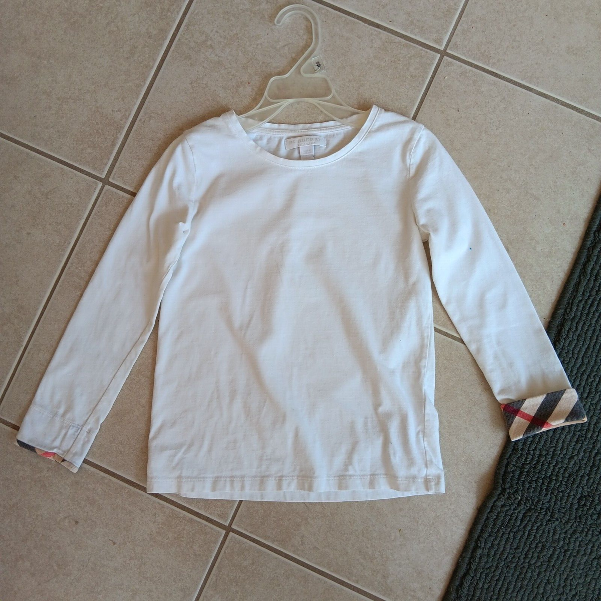 BURBERRY 6Y シャツ Authentic Burberry Children Archive Logo Print