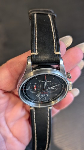 Bosch Junkers Armbanduhr Uhr Lederarmband Hochwertig - Bild 6 von 11