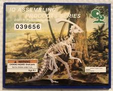 IQ Assembling Products Series - Parasurolophus - WOODEN 3D Model PUZZLE