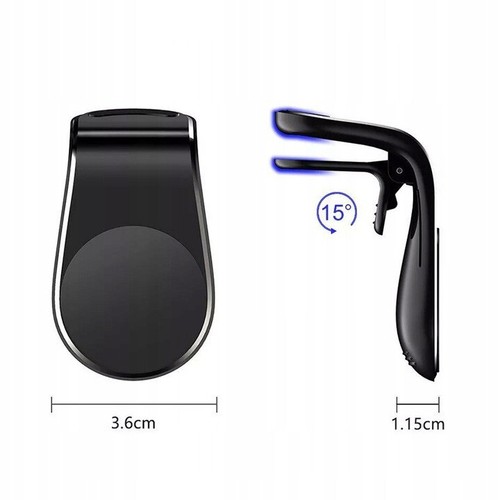 SUPPORTO MAGNETICO PER AUTO BOCCHETTE ARIA PORTA TELEFONO CELLULARE SMARTPHONE - Foto 8 di 8