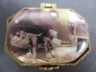 1 - Erotic Pill  box porcelain KPM trinket snuff box boite à pillules