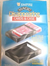 Empire Vanishing Card Deck Illusion Magic New Sealed Ships From USA