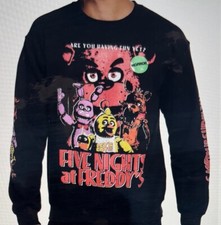Hot Topic Five Night's At Freddy's Jumbo Animatronics Sweatshirt