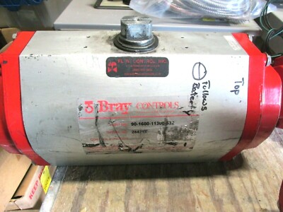 Bray Controls Pneumatic Actuator/Dual Acting Cat# 92-1600-1130-532 .. VX-111