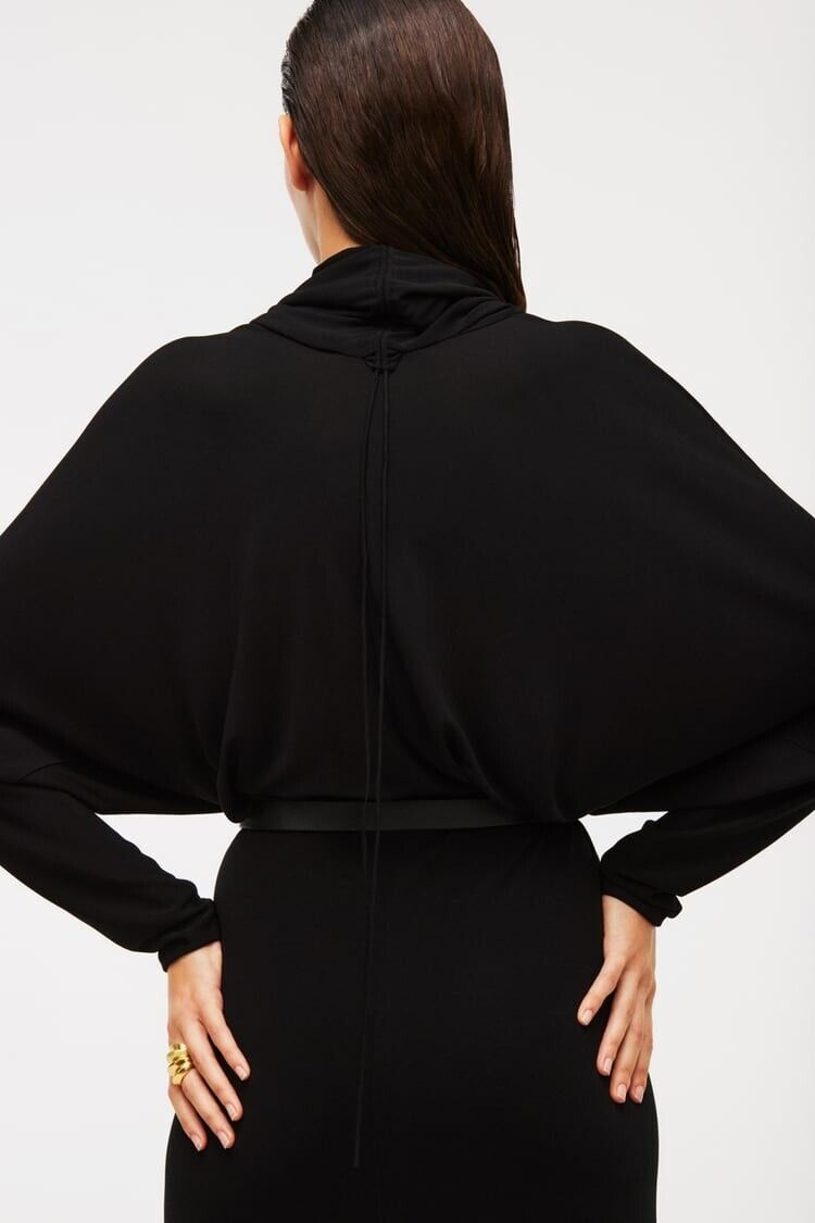 NWT ZARA DRAPED DRESS LIMITED EDITION BLACK - REF. 2089/001