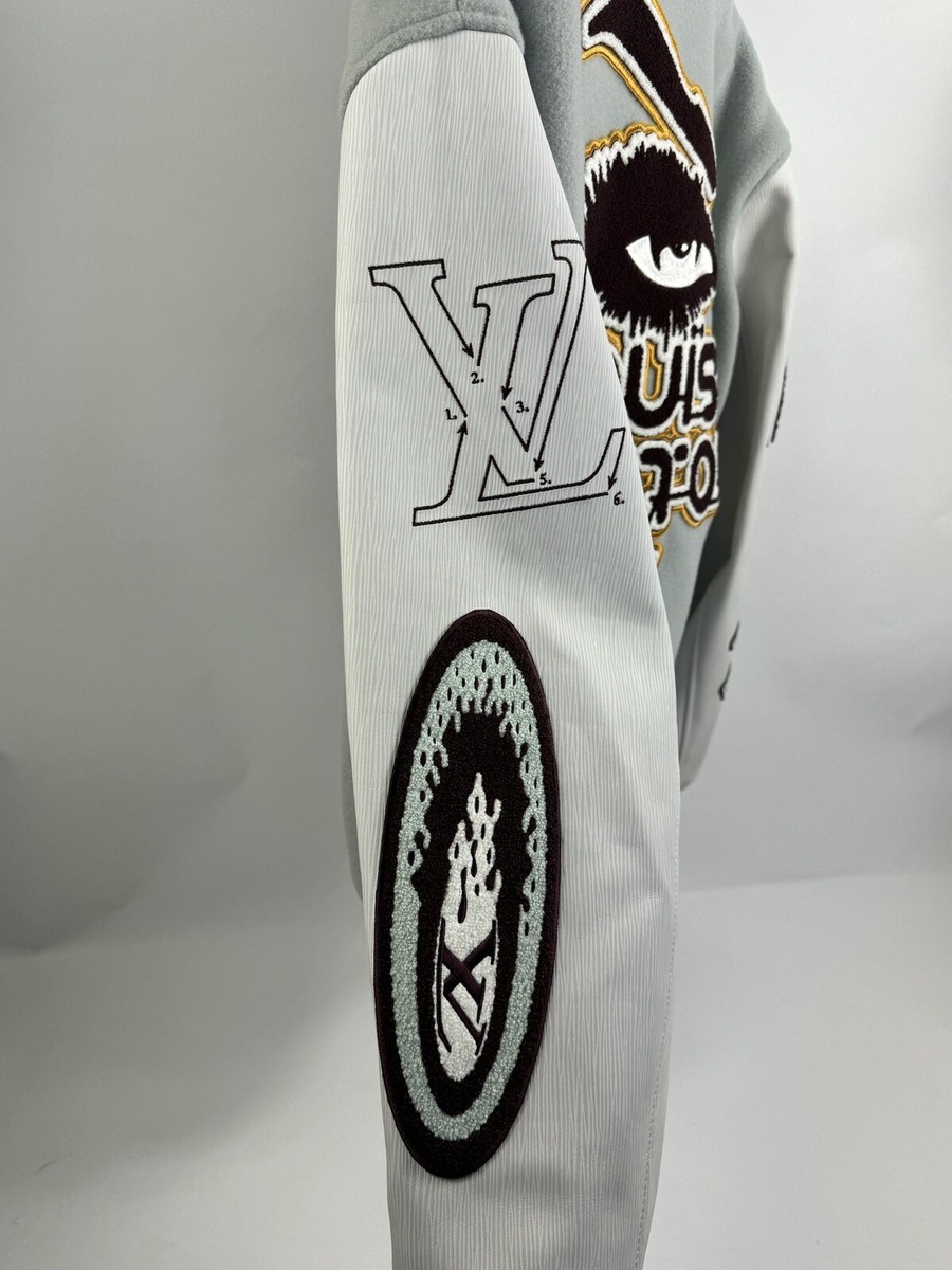 LOUIS VUITTON X KIDSUPER STUDIOS - VARSITY JACKET SIZE: XL LOUIS VUITTON X KIDSUPER STUDIOS - VARSITY JACKET SIZE: XL