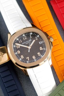 Patek Philippe 5167R Men's Aquanaut Jumbo 18K RG Tropical ''Brun Arabe Décor''