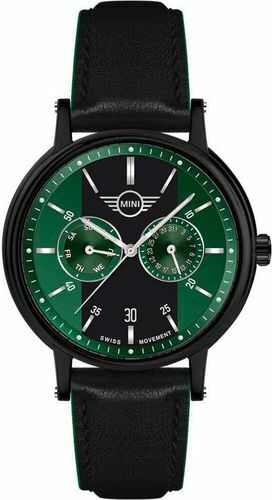 Men's Leather Watch MINI COOPER BMW Swiss Made MI.2317M/64 BELOW COST! - Picture 1 of 1