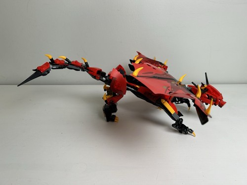 LEGO NINJAGO Kai Fire Stone Mech 71720 Firstbourne Dragon 70653 Catamarano 71748 - Foto 6 di 24