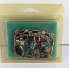 N/O/S 1986 Great American Buckle Co. The American Fire Fighter  NOS