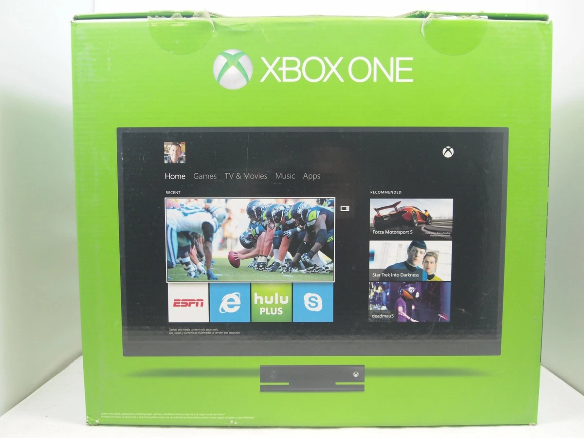 Empty Console Box for Microsoft Xbox One 500GB Kinect Bundle Authentic
