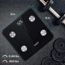 Smart Body Scale, Wireless Body Fat Scale, BMI Digital Bathroom Scale NEW