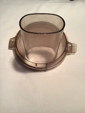 Hamilton Beach  Scovill Food Processor Work Bowl Lid Replacement Amber Nice
