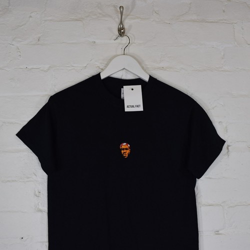 Maglia Hip Hop Actual Fact Nera Ricamata – Topolino E Catena, Lunga