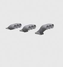 1/24 1/25 3D Resin Carbon Injector Hat Pack Scale Model Kit Parts