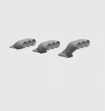 1/24 1/25 3D Resin Carbon Injector Hat Pack Scale Model Kit Parts