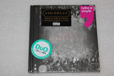 Coldplay - Everyday Life CD POLISH STICKER New Sealed