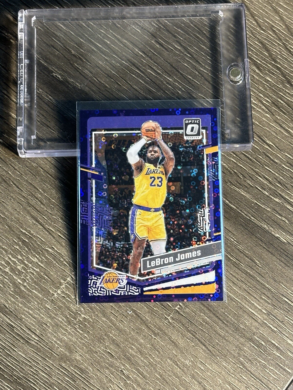 2023-24 Panini Donruss Optic - Purple Fast Break Prizm #65 LeBron James /99