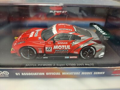 EBBRO 1/43scale diecast model car Super GT 2005 Motul Pitwork Z Silver/Red　