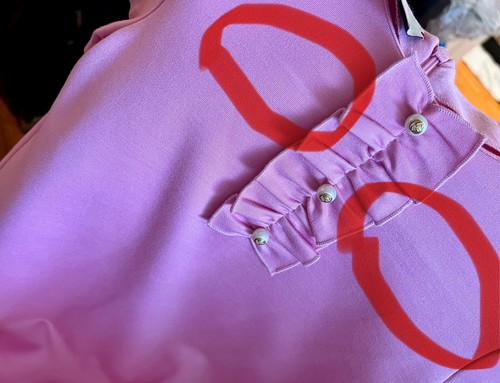 Gucci Girls Stretch Jersey Dress Size 8 Color Sugar Pink - Picture 11 of 11