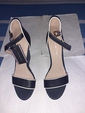 Sandali donna zeppa Tommy Hilfiger n.40 blu con etichetta