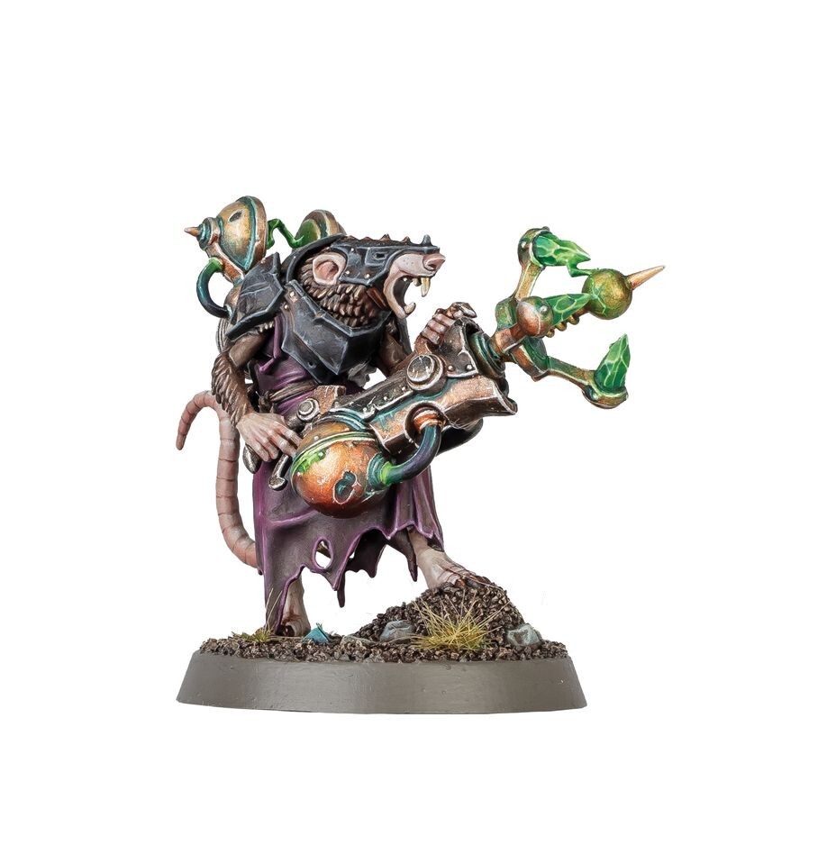 STREGONE GALVANISTA miniatura SKAVEN warhammer AGE OF SIGMAR età 12+