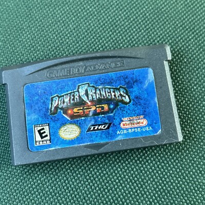 GBA Power Rangers SPD Nintendo Game Boy Advance, Cartridge ONLY Cleaned,Tested 