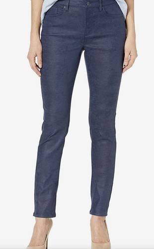 NYDJ Alina Skinny Faux Suede Stretch 