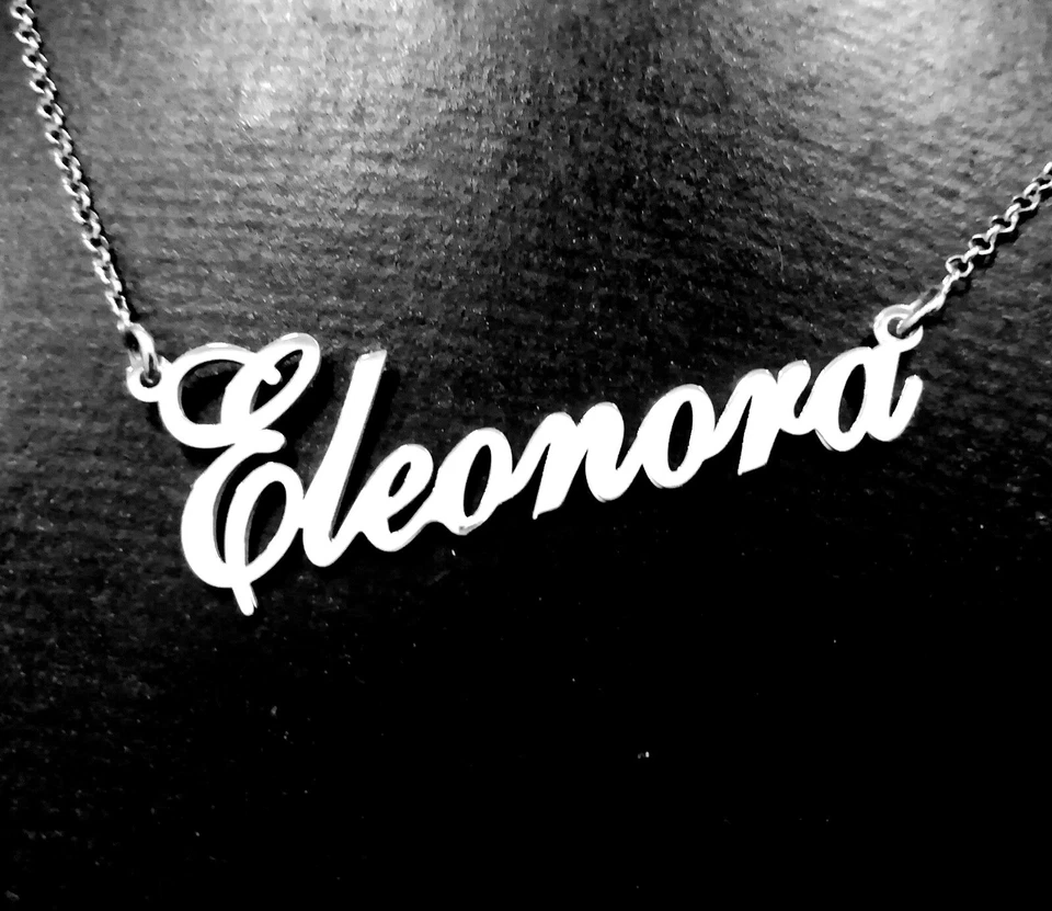 Collana donna argento 925  personalizzabile con nome tutti realizzabili  - Immagine 2 di 4