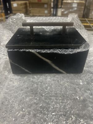 GAURI KOHLI Black Marble Box - Small