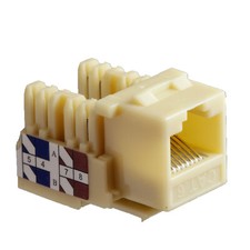 50- RJ45 Cat6 Cat-6 8P8C 110 Keystone Jack Ivory USA Seller Free Shipping