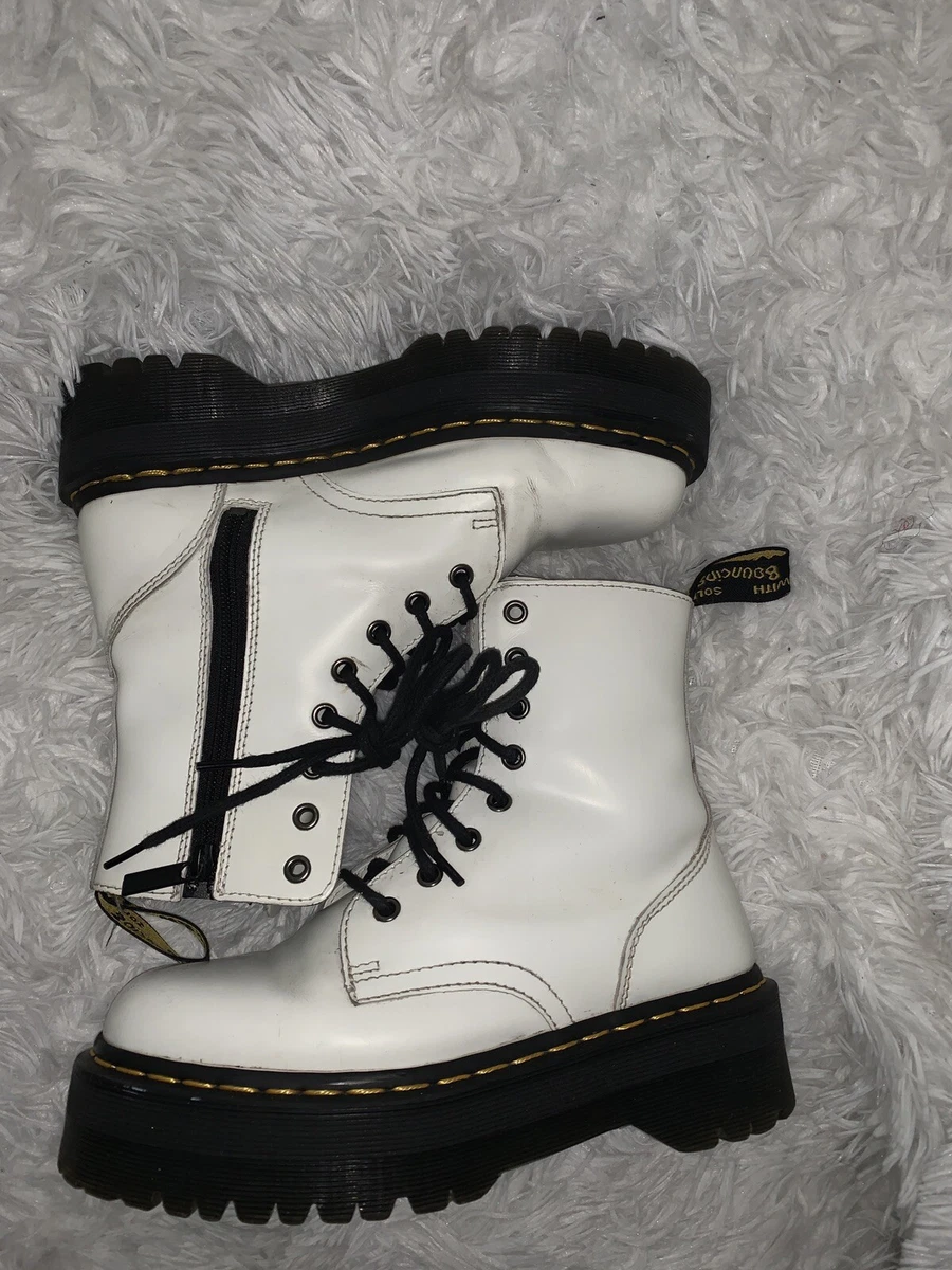 Dr martens hotsell jadon zip white