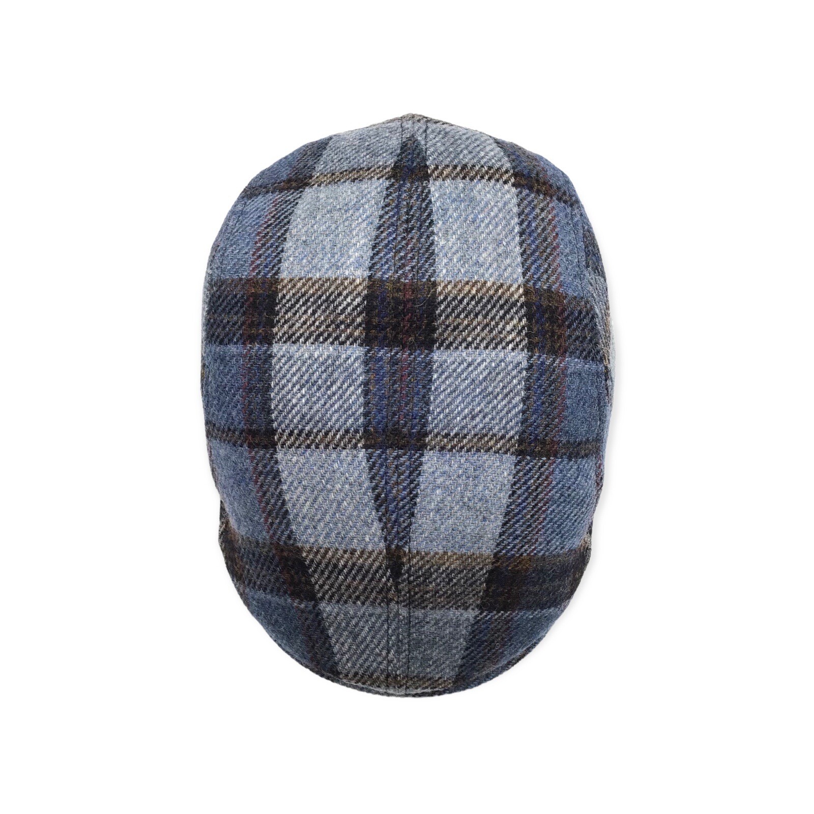 Schiebermütze Herren Kariert - Klassische Baskenmütze Verstellbar