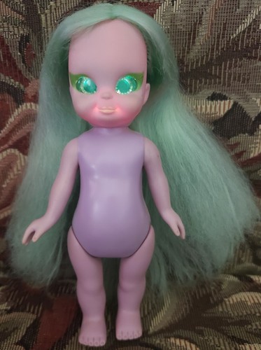 MUÑECA RARA DE COLECCIÓN 1972 ESMERALDA LA BRUJA ENCANTADORA CHICAS AMSCO OJOS ILUMINADOS EX - Imagen 11 de 16