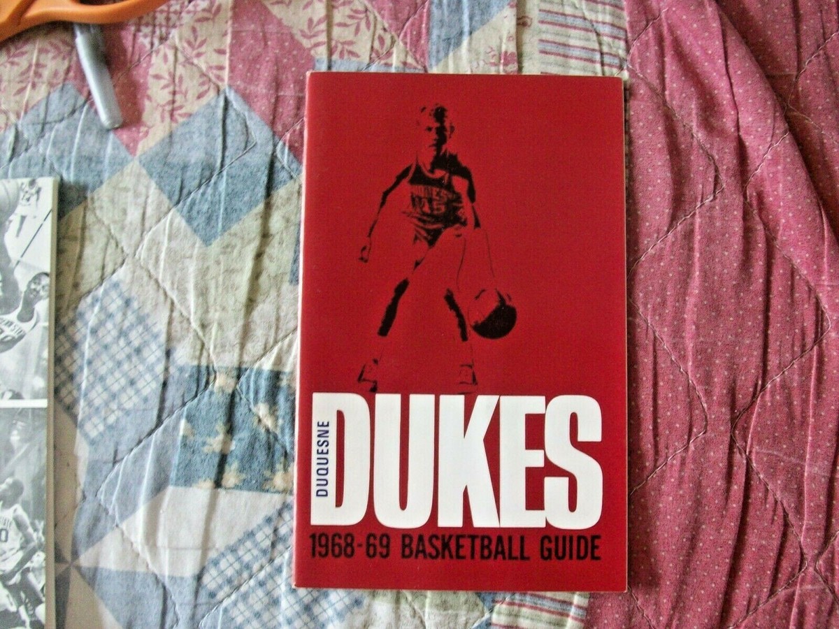1968-69 DUQUESNE DUKES BASKETBALL MEDIA GUIDE Yearbook Program