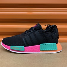 black nmds with pink