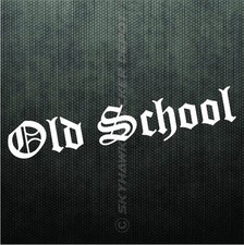 Old School Bumper Sticker Vinyl Decal Vintage Retro Muscle Car Truck Big Block Old School Bumper Sticker Vinyl Decal Vintage Retro Muscle Car Truck Big Block