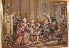 Arazzo da parete antico grande vintage primi 900 