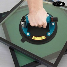 Set of 2 350 LBS Heavy Duty Vacuum Suction Cups Handheld Anti-slip Glass Lifter