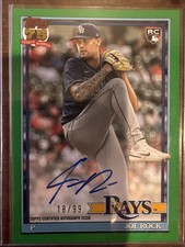 2026 Topps - 1991 Topps Autograph Joe Rock - Green Variation RC 18/99 (RC, AU)