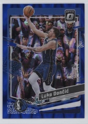 2023-24 Panini Donruss Optic Blue Seismic Prizm 112/249 Luka Doncic #67 04xs