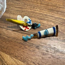 "Paint Set" - Lunch at the Ritz Earrings Stud